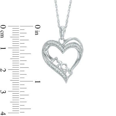 zales mom heart necklace