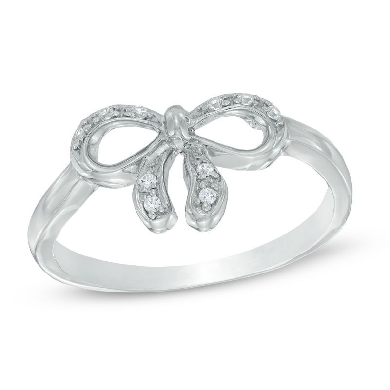 Zales bow hotsell ring