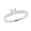 Thumbnail Image 0 of 1/10 CT. T.W. Diamond Promise Ring in 10K White Gold (17 Characters)