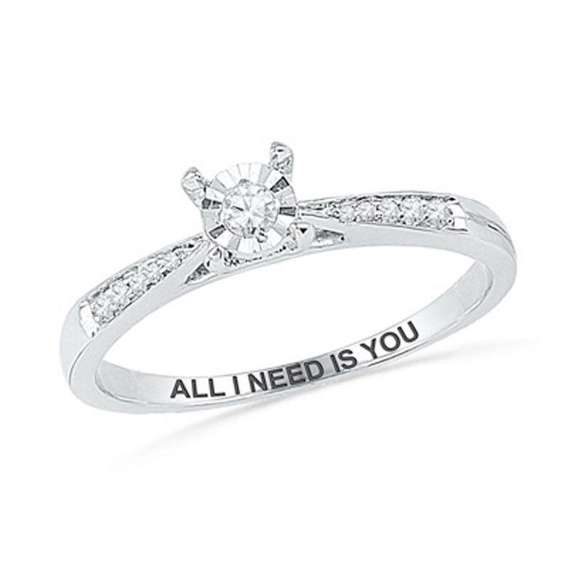 promise and engagement rings
