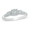 Thumbnail Image 1 of 1/3 CT. T.W. Composite Diamond Three Stone Engagement Ring in 10K White Gold