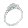 Thumbnail Image 2 of 1/3 CT. T.W. Composite Diamond Three Stone Engagement Ring in 10K White Gold