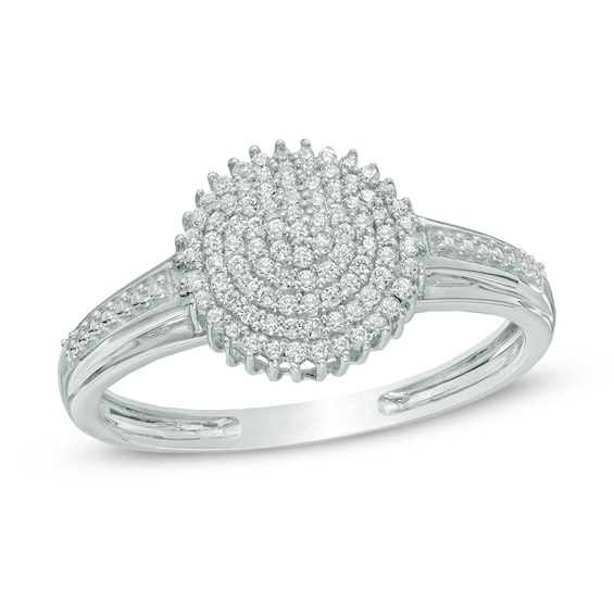 1/4 CT. T.w. Composite Diamond Promise Ring in Sterling Silver