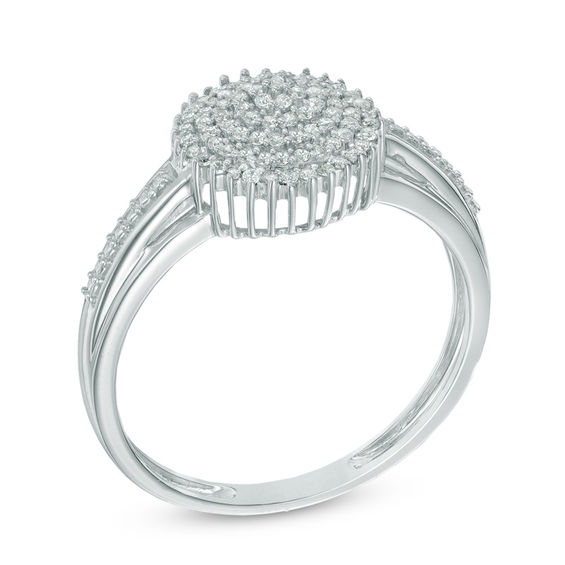 1/4 CT. T.w. Composite Diamond Promise Ring in Sterling Silver