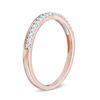 Thumbnail Image 1 of 1/8 CT. T.W. Diamond Wedding Band in 10K Rose Gold