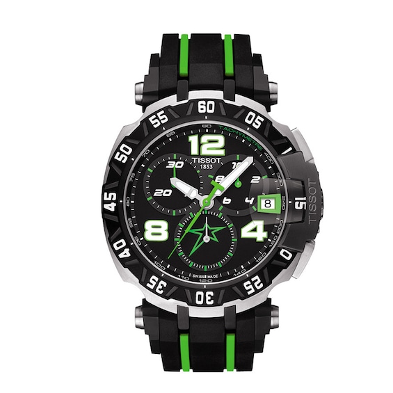 Men's Tissot T-Race Nicky Hayden Chronograph Strap Watch with Black Dial (Model: T092.417.27.057.01)