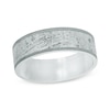 Thumbnail Image 1 of Men's 7.0mm Grey Sand-Blast Titanium and Meteorite Comfort Fit Wedding Band - Size 10