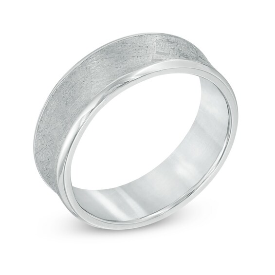 7.0mm Cobalt and Meteorite Comfort Fit Wedding Band - Size 10