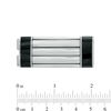 Thumbnail Image 2 of Men's Rectangular Black Onyx Money Clip in Sterling Silver