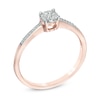 Thumbnail Image 2 of Diamond Accent Promise Ring in 10K Rose Gold