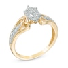 Thumbnail Image 2 of 1/5 CT. T.W. Marquise Composite Diamond Promise Ring in 10K Gold