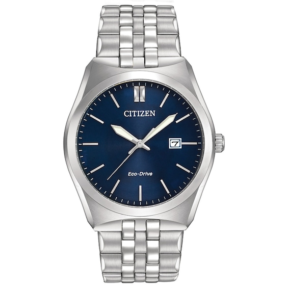 Men's Citizen Eco-DriveÂ® Corso Watch with Dark Blue Dial (Model: Bm7330-59L)