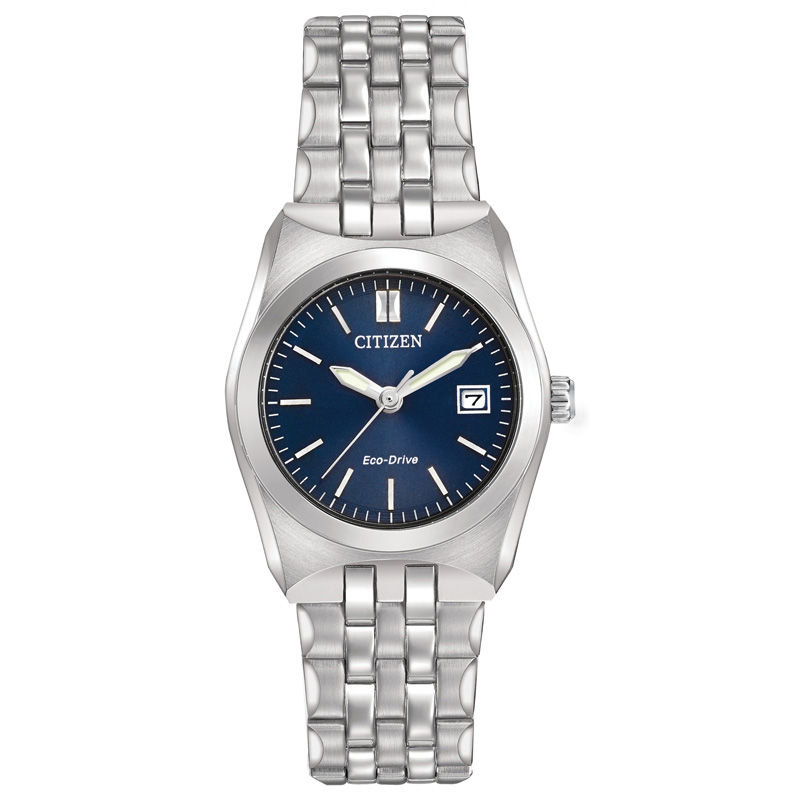 Ladies' Citizen Eco-Drive® Corso Watch with Dark Blue Dial (Model: EW2290-54L)