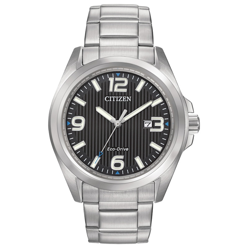 Main Image 1 of Men's Citizen Eco-Drive® Watch with Black Dial (Model: AW1430-86E)