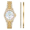 Thumbnail Image 1 of Ladies' Citizen Eco-Drive® Silhouette Crystal Watch and Bangle Boxed Set (Model: EW1222-64D)