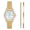 Thumbnail Image 0 of Ladies' Citizen Eco-Drive® Silhouette Crystal Watch and Bangle Boxed Set (Model: EW1222-64D)