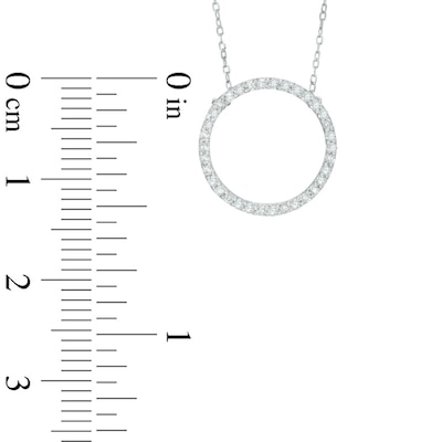 16ct tw Diamond Swirl Cluster Fashion Pendant in Sterling Silver with 18 cable chain