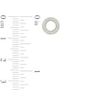Thumbnail Image 2 of 1/10 CT. T.W. Diamond Circle Stud Earrings in 10K Gold