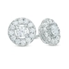 Thumbnail Image 0 of 1 CT. T.W. Diamond Open Frame Stud Earrings in 10K White Gold