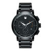 Thumbnail Image 1 of Men's Movado Museum® Sport Chronograph Black PVD Watch with Black Dial (Model: 0607001)