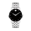 Thumbnail Image 1 of Men's Movado Museum® Classic 1/20 CT. T.W. Diamond Watch with Black Dial (Model: 0607201)