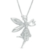 Thumbnail Image 1 of Diamond Accent Fairy with Star Pendant in Sterling Silver