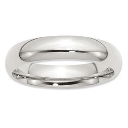 Men's 9.0mm Comfort-Fit Engravable Wedding Band in Sterling Silver (1 Line)
