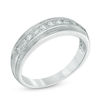 Thumbnail Image 2 of 1/2 CT. T.W. Diamond Wedding Band in 10K White Gold
