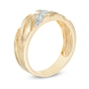 Thumbnail Image 1 of Men's 1/4 CT. T.W. Diamond Wedding Band in 10K Gold