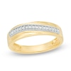 Thumbnail Image 1 of Men's 1/6 CT. T.W. Diamond Wedding Band in 10K Gold