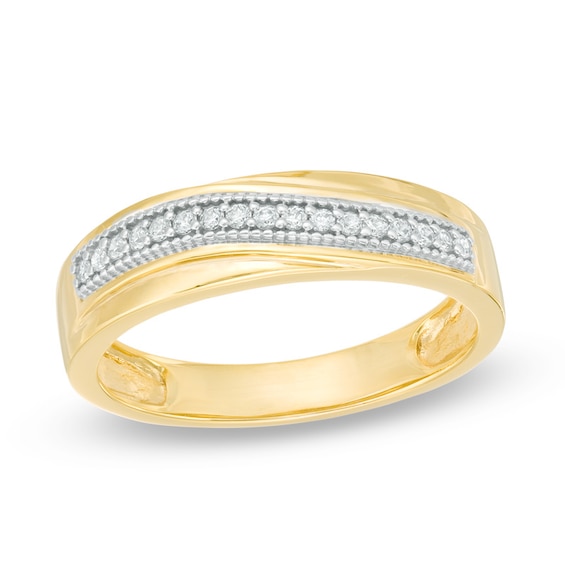 1/6 CT. T.w. Diamond Wedding Band in 10K Gold