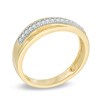 Thumbnail Image 2 of Men's 1/6 CT. T.W. Diamond Wedding Band in 10K Gold