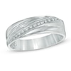 Thumbnail Image 0 of Diamond Accent Wedding Band in Sterling Silver