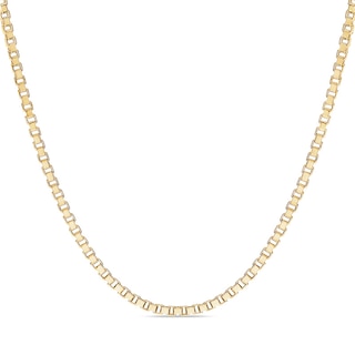 1.4mm Box Chain Necklace in 14K Gold - 20