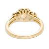 Thumbnail Image 2 of 1/2 CT. T.W. Diamond Past Present Future® Double Frame Engagement Ring in 10K Gold