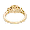 Thumbnail Image 3 of 1/2 CT. T.W. Diamond Past Present Future® Double Frame Engagement Ring in 10K Gold