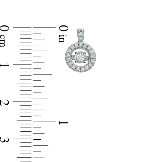 1/4 CT. T.w. Diamond Circular Stud Earrings in 10K White Gold