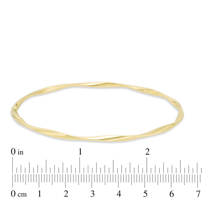 14k Yellow Gold Twist Bangle Bracelet – Knox Jewels