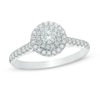 Thumbnail Image 1 of 1/2 CT. T.W. Diamond Double Frame Engagement Ring in 10K White Gold