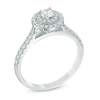 Thumbnail Image 2 of 1/2 CT. T.W. Diamond Double Frame Engagement Ring in 10K White Gold
