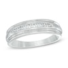 Thumbnail Image 1 of 1/4 CT. T.W. Diamond Wedding Band in 10K White Gold