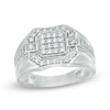 Thumbnail Image 1 of Men's 3/4 CT. T.W. Diamond Ring in 10K White Gold