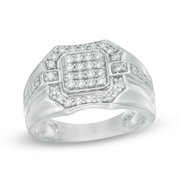 3/4 CT. T.W. Diamond Ring in 10K White Gold