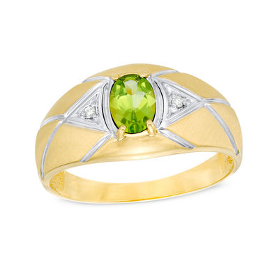 zales peridot ring