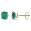 Thumbnail Image 0 of 6.0mm Emerald Stud Earrings in 10K Gold