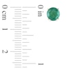 Thumbnail Image 1 of 6.0mm Emerald Stud Earrings in 10K Gold