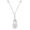 Thumbnail Image 0 of 8.0 - 8.5mm Cultured Freshwater Pearl Imperial Lace Necklace in Sterling Silver