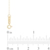 Thumbnail Image 1 of Diamond-Cut Curved Bar Necklace in 14K Gold - 17"