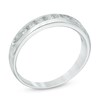 Thumbnail Image 2 of Men's 1/2 CT. T.W. Diamond Wedding Band in 10K White Gold