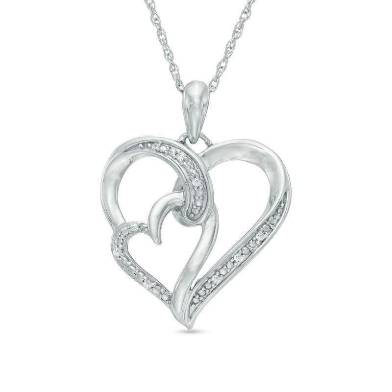 Zales heart deals necklaces